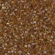 Miyuki Delica Perlen 11/0 - Sparkling dark topaz lined chartreuse ab DB-1735